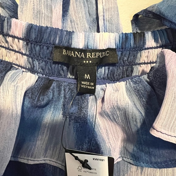 NWT Banana Republic Deep Water Empire Waist Maxi Dress Sz Medium - Picture 8 of 13